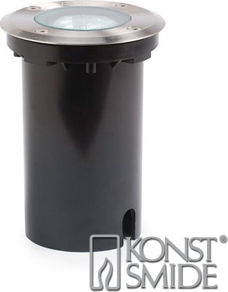 Konstsmide Konstsmide Grondspot Rond RVS Diameter: 11 cm
