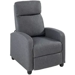 Better Home Verstellbarer Relaxsessel mit Push-Back-Funktion, ca. 68,5 x 86 x 100 cm - Grau
