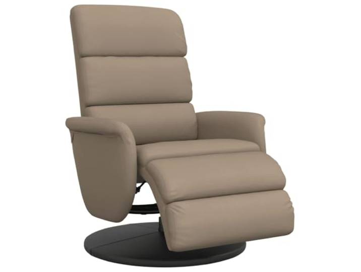 vidaXL Relaxsessel mit Fußteil Cappuccino-Braun Kunstleder