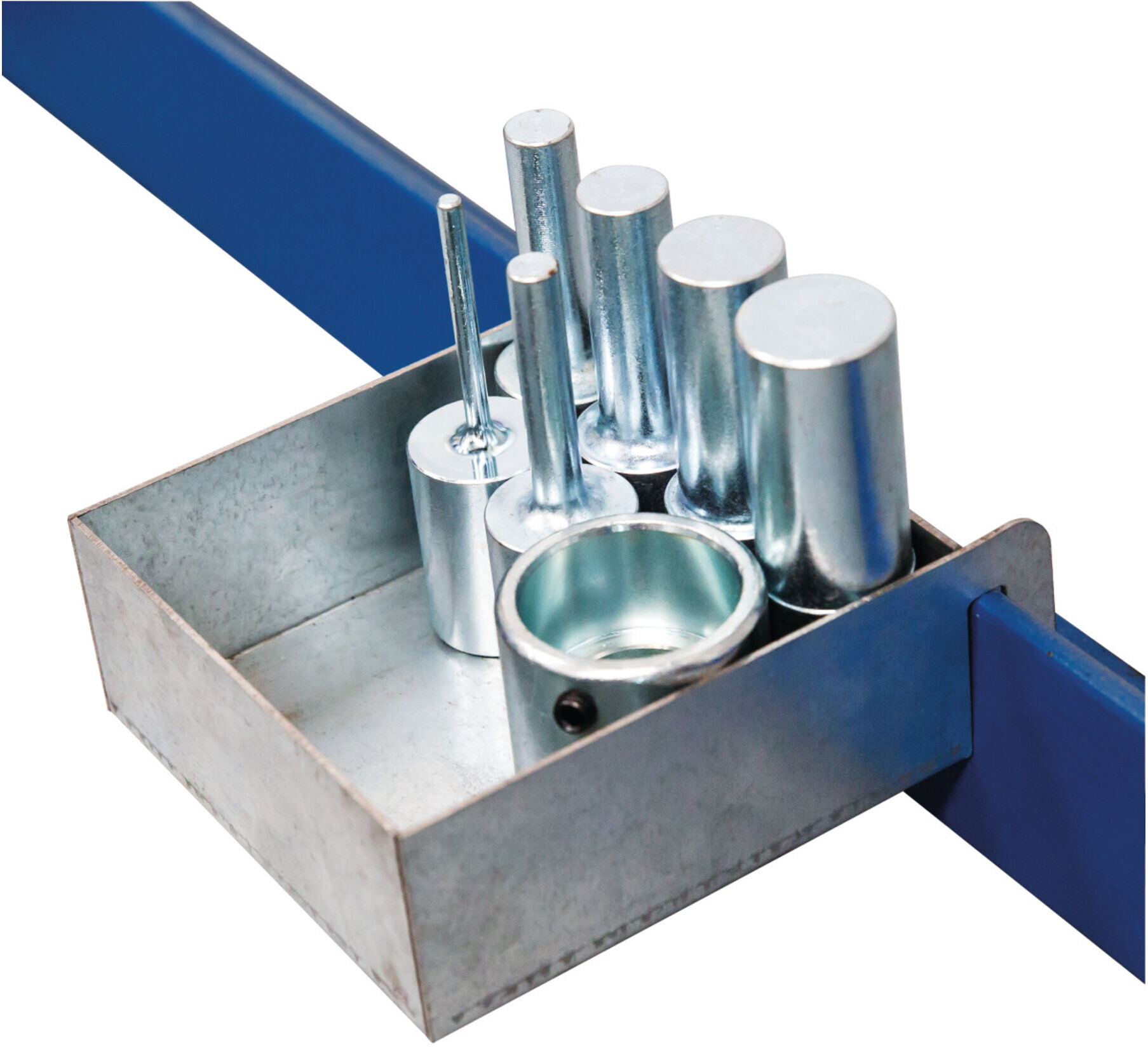 metallkraft Druckdornsatz 6-teilig mit Lochplatte für WPP 15 (4101115)