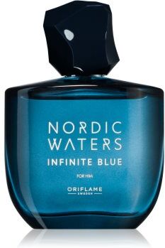 Oriflame Nordic Waters Infinite Blue Eau de Parfum para homens 75 ml. Nordic Waters Infinite Blue