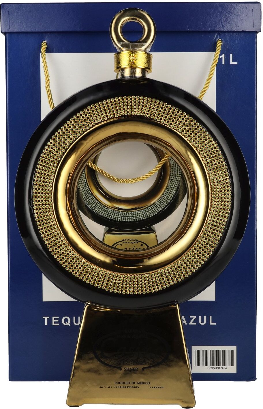 Casino Azul Tequila Casino Azul SILVER 100% de Agave Tequila 40% Vol. 1l in Geschenkbox