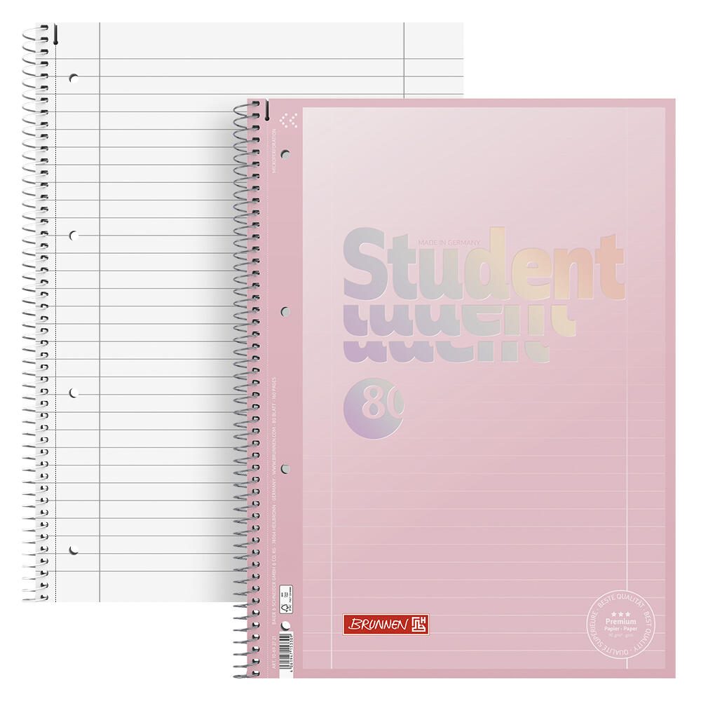 BRUNNEN Collegeblock Premium Student 27 DIN A4 liniert 10692721