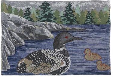 IH Casa Decor "Tapestry Placemat Loon 13 X 18"" - Set of 12"