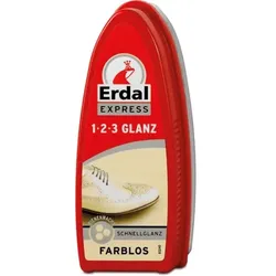 Schuhcreme Erdal Schuhschwamm 1-2-3 Glanz farblos Sofortglanzprodukt für alle Glattlederschuhe