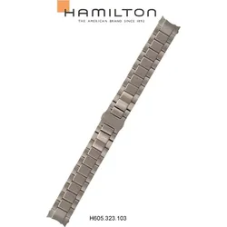 Hamilton - Jazzmaster Band-set Edelstahl H695.323.103 - silber