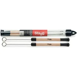 Stagg Wood Handle Telescopic Brushes - Besen