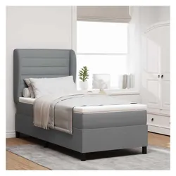 vidaXL, Boxspringbett, Elmelin (Linien-Design) (80 x 200 cm)