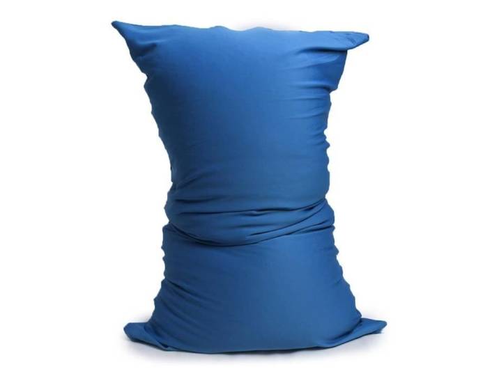 Pouf Géant Stretch Bleu BiG52 - Adulte - 150 x 90 cm - Doux et écologique