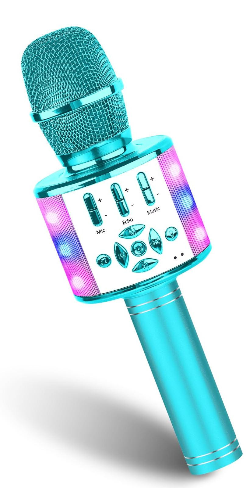 Selius Draadloze Karaokemicrofoon - Blauw - Bluetooth