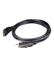 Club 3D HDMI mit Ethernetkabel M drehend bis M 2 m 4K Unterstützung (CAC-1360)