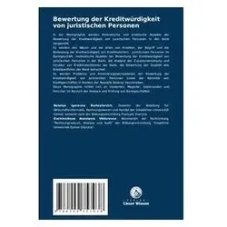 Bewertung der Kreditwürdigkeit von juristischen Personen, Ratgeber von Anastasia Viktorovna Ovchinnikova, Natalya Igorevna Bartashevich