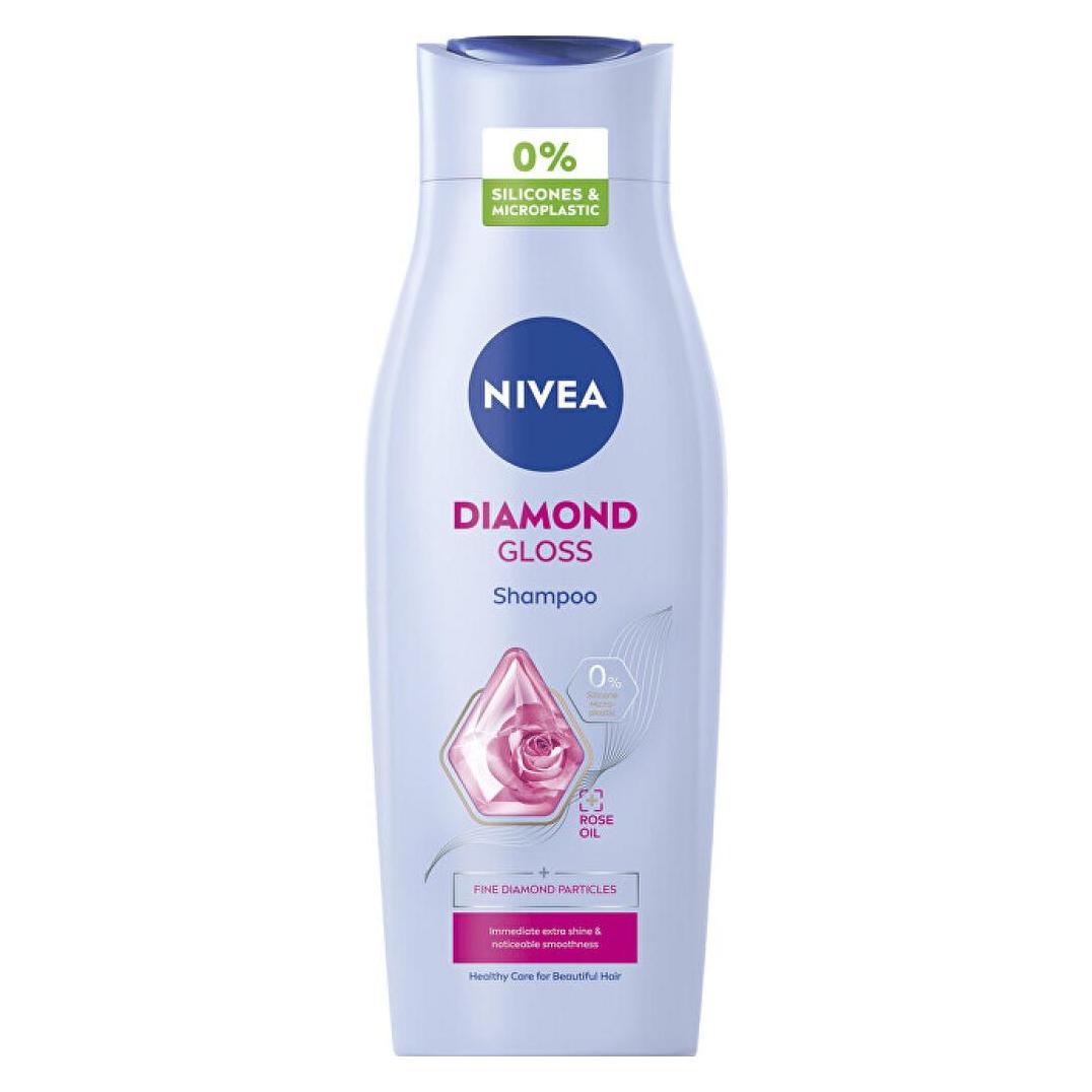 Nivea Hair Care Shampoo DIAMOND GLOSS CARE 400 ml (Flüssiges Shampoo, 400 ml) (0181406)
