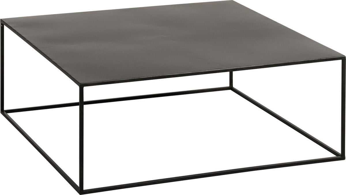 J-Line salontafel Vierkant - zwart metaal
