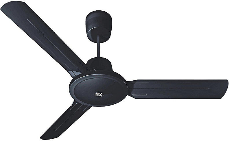 kaiserkraft Deckenventilator EVOLUTION, Rotorblatt-Ø 1420 mm, Lack schwarz