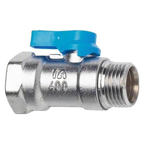 Imi Hydronic Engineering Kuglehane blå 15 TA 400, muffe/nippel (TA-58400615)