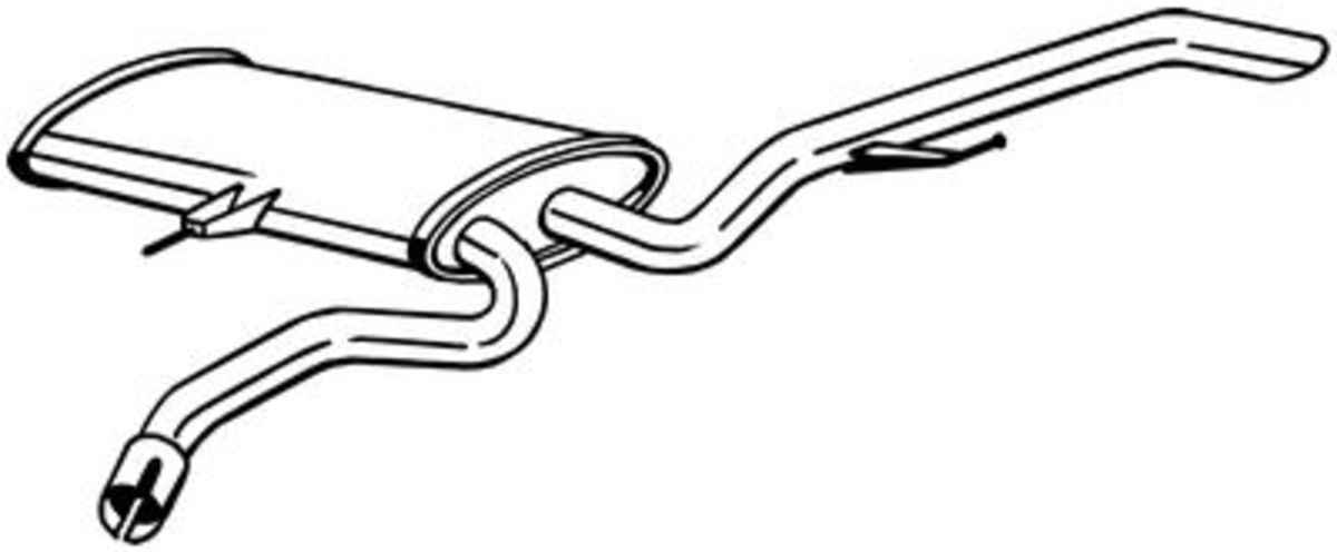 Endschalldämpfer BOSAL 279-869