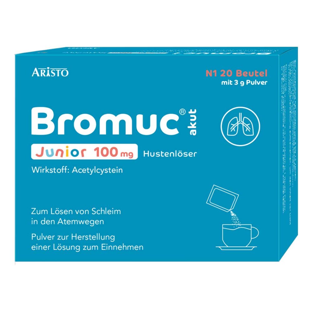 Aristo Pharma GmbH Bromuc akut Junior 100mg Hustenlöser 11353196
