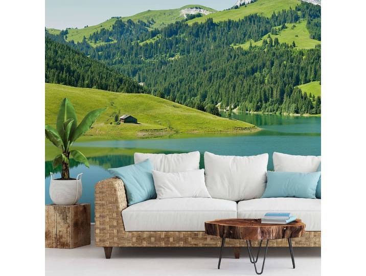 Fototapete Lauenensee Gstaad 3 x 2cm
