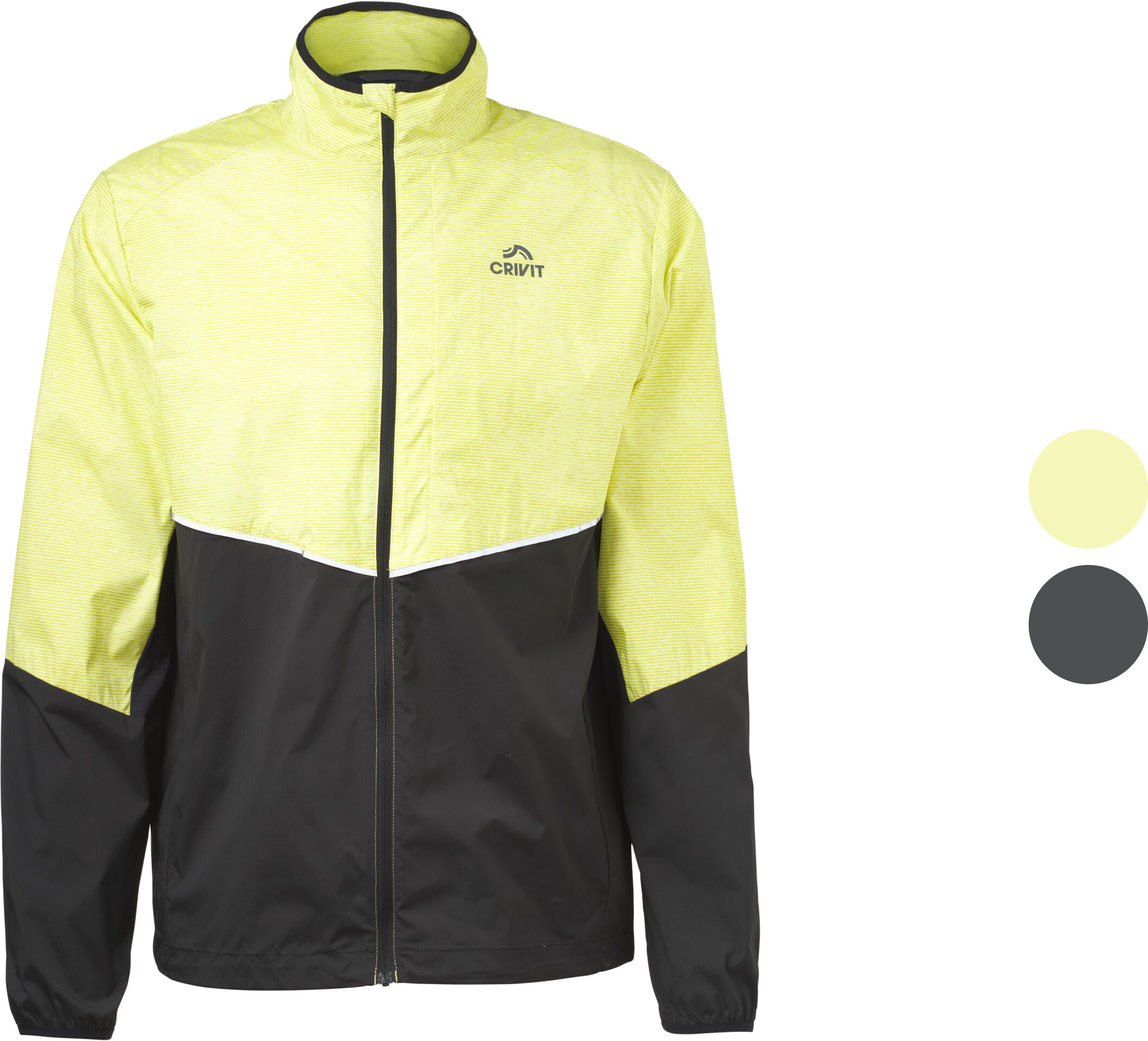 CRIVIT Herren Premium Funktionsjacke Laufen, Athletic Fit