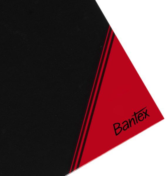 Bantex Kina Notes   A4   Blank   Sort/rød