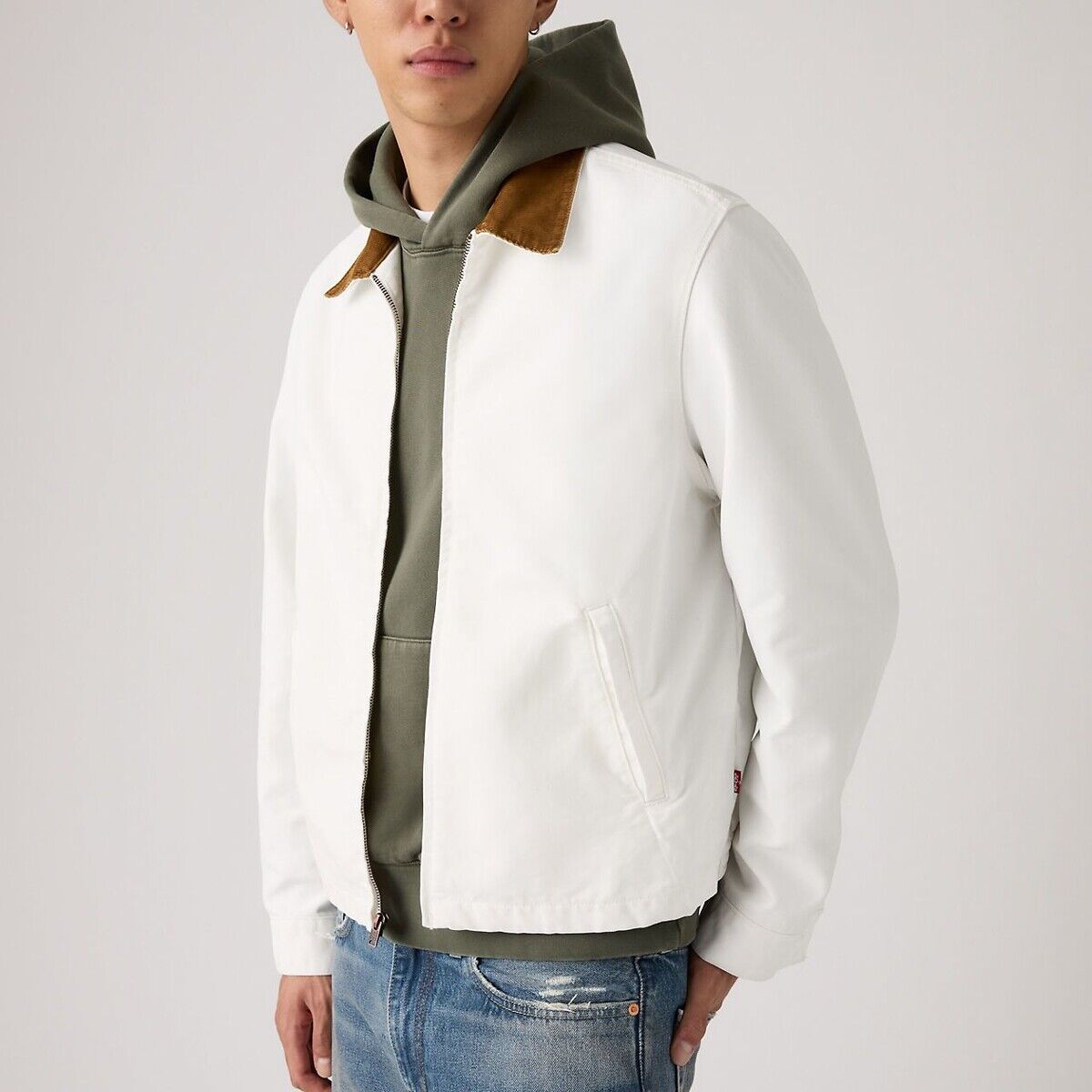 LEVI'S Veste zippée castro col contrasté