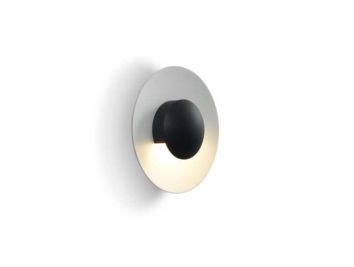 Applique d'extérieur Ginger C32 Noir-Blanc - MARSET - Terrasse - Aluminium