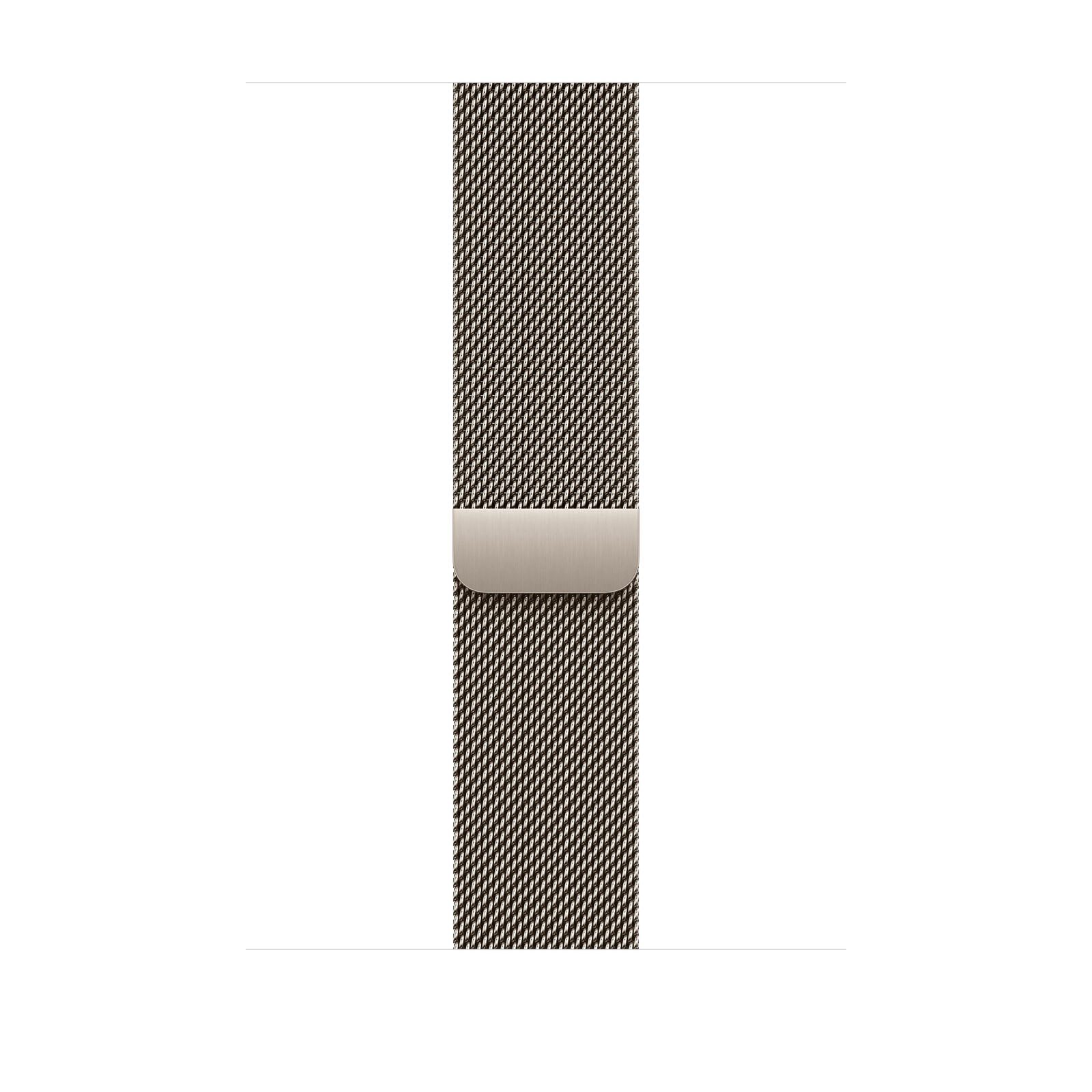 Apple Watch 46mm Natur Milanaise Armband - M/L MJNT4ZM/A