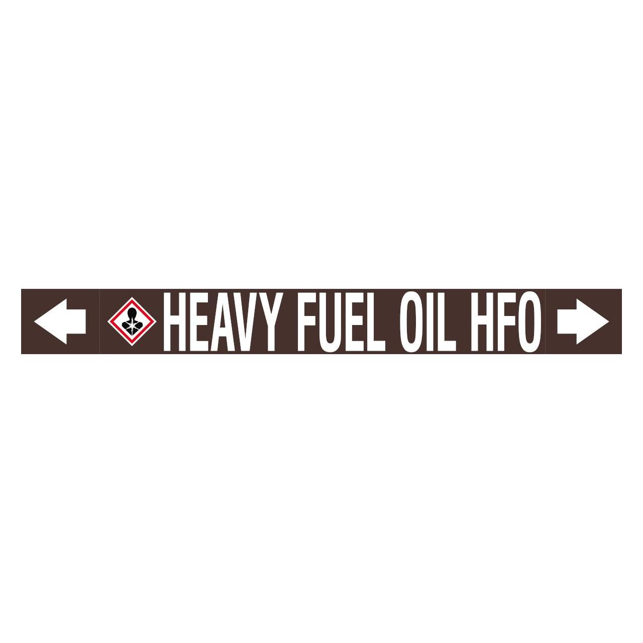 Brady ASME - Rohrmarkierer - Heavy Fuel Oil HFO (313320)