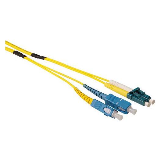 ACT 50 meter Singlemode 9/125 OS2 duplex ruggedized fiber cable with LC en SC connectors (50 m) (RL5605)