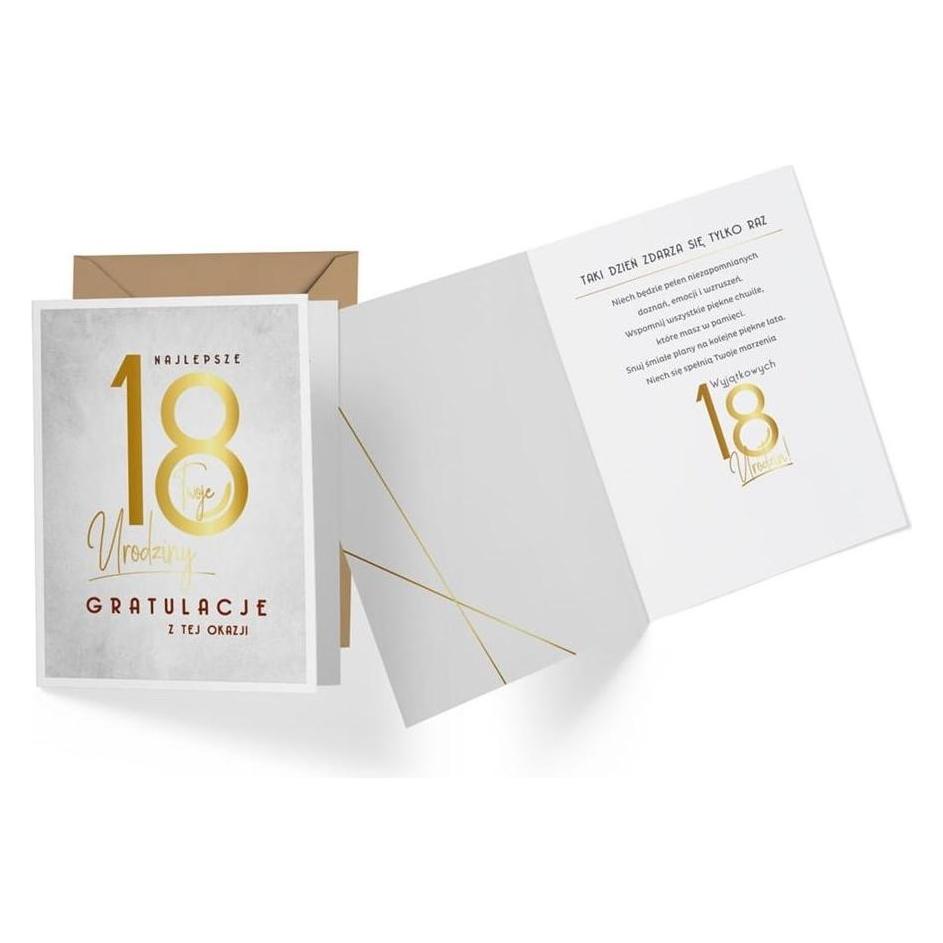 Kukartka Karte V-009 Geburtstag 18 (40948771)
