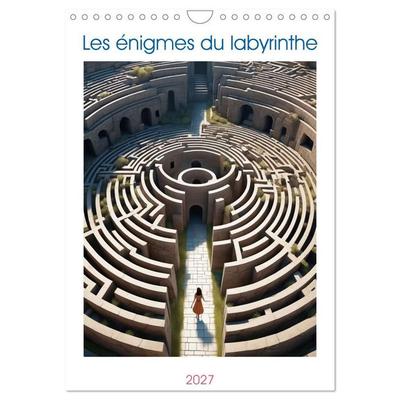 Les énigmes du labyrinthe (Calendrier mural 2027 DIN A4 horizontal), CALVENDO calendrier mensuel