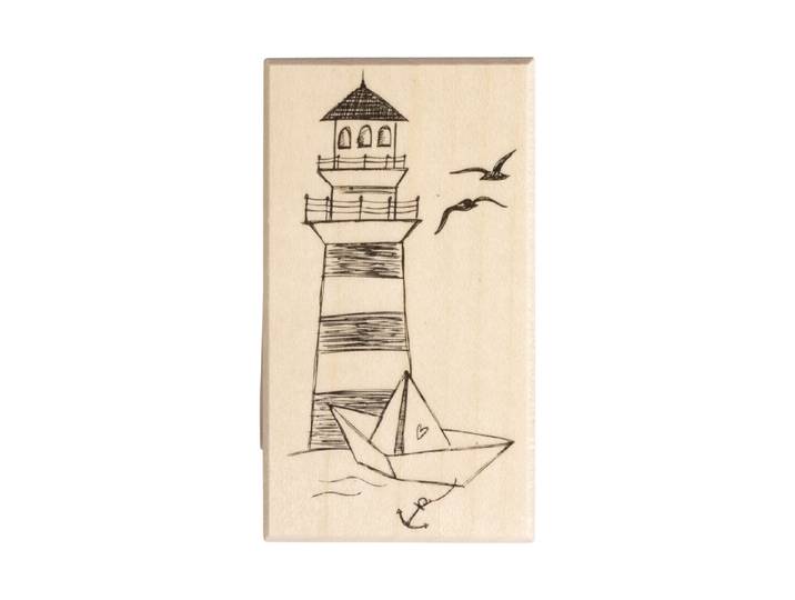 Stempel Leuchtturm, 5x9cm