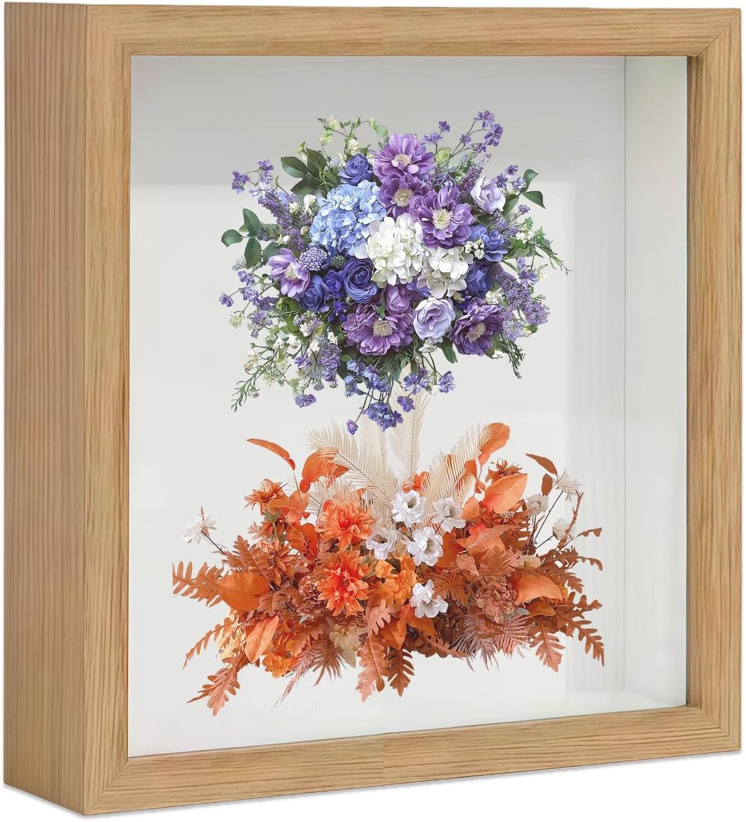 Diepe objectlijst wit - 20 x 20 cm