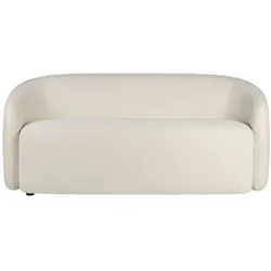 Zuiver 2-Sitzer-Sofa Len Stoff Weiß
