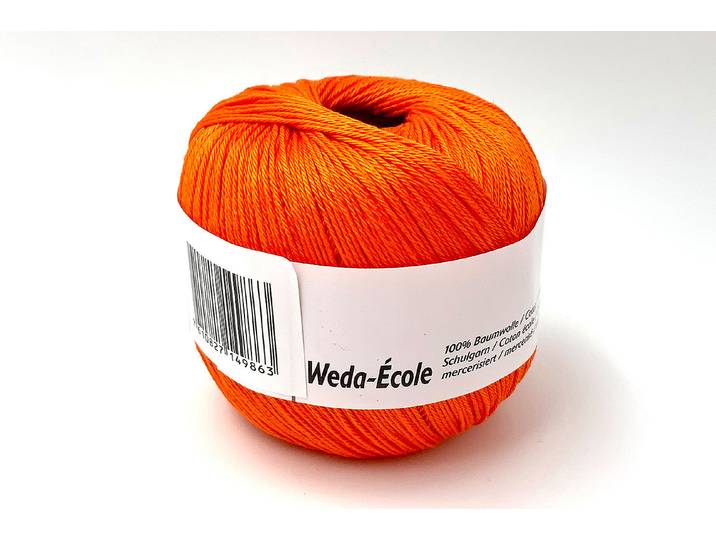 Sommer Weda Ecole Schulgarn 229 Orange 50 g