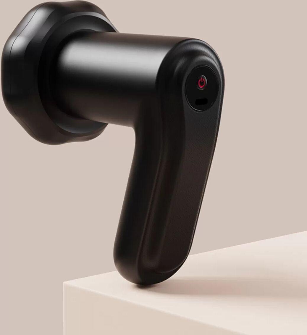 INF Home Portable Handheld Massage Device - Wireless Charging, 8-Speed Muscle & Fascia Relaxer for Neck Shoulder Back Schwarz