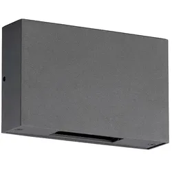CMD Creative Metalldesign Outdoor LED Wandleuchte, IP65, Up&Down, Winkel separat einstellbar, 18W 3000K 910lm, anthrazit CMD-9040