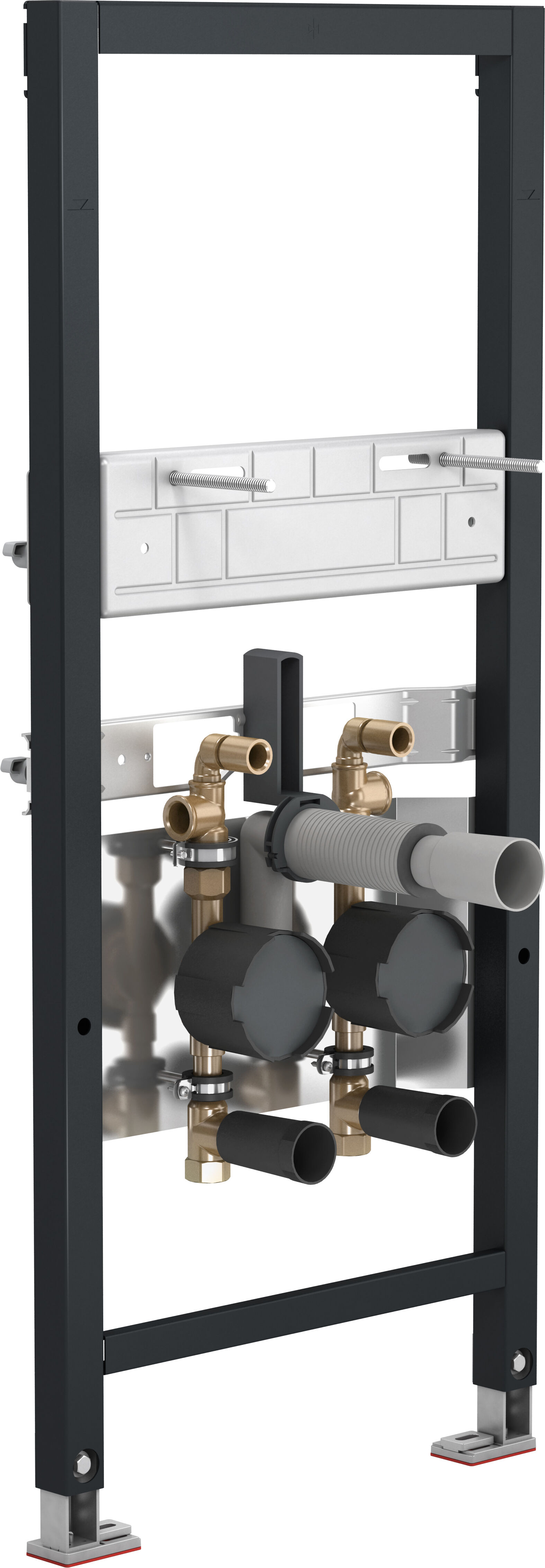 Mepa nextVIT élément de lavabo 521026 hauteur du système 120 cm, pour robinetterie monotrou, section compteur d'eau WZ2 bronze
