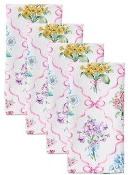 Lenox Bouquet Ribbon Napkins, Set of 4 - 19x19