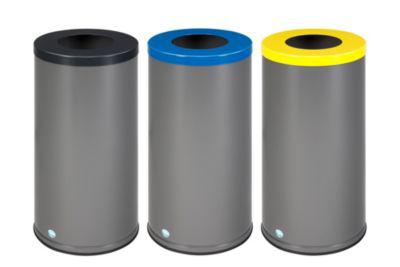 VAR Müllsackständer WSG 70, 3-fach Sortierung, 210 l Gesamtvolumen, Aluminium-Griff, 22 kg