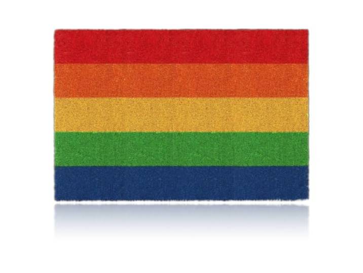 Relaxdays Paillasson en Fibres de Coco\, antidérapant\, 60 x 40 cm\, pour intérieur et extérieur\, Multicolore
