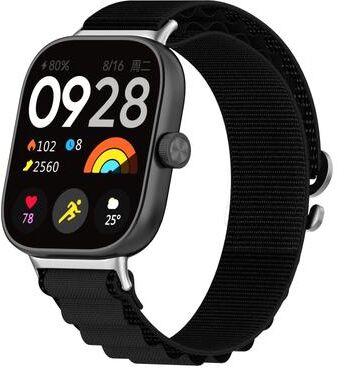 United Xiaomi Band 10 Pro Nylon Sport Loop Watch Band Adjustable Strap For Redmi Watch 6 And Redmi Watch 5 black