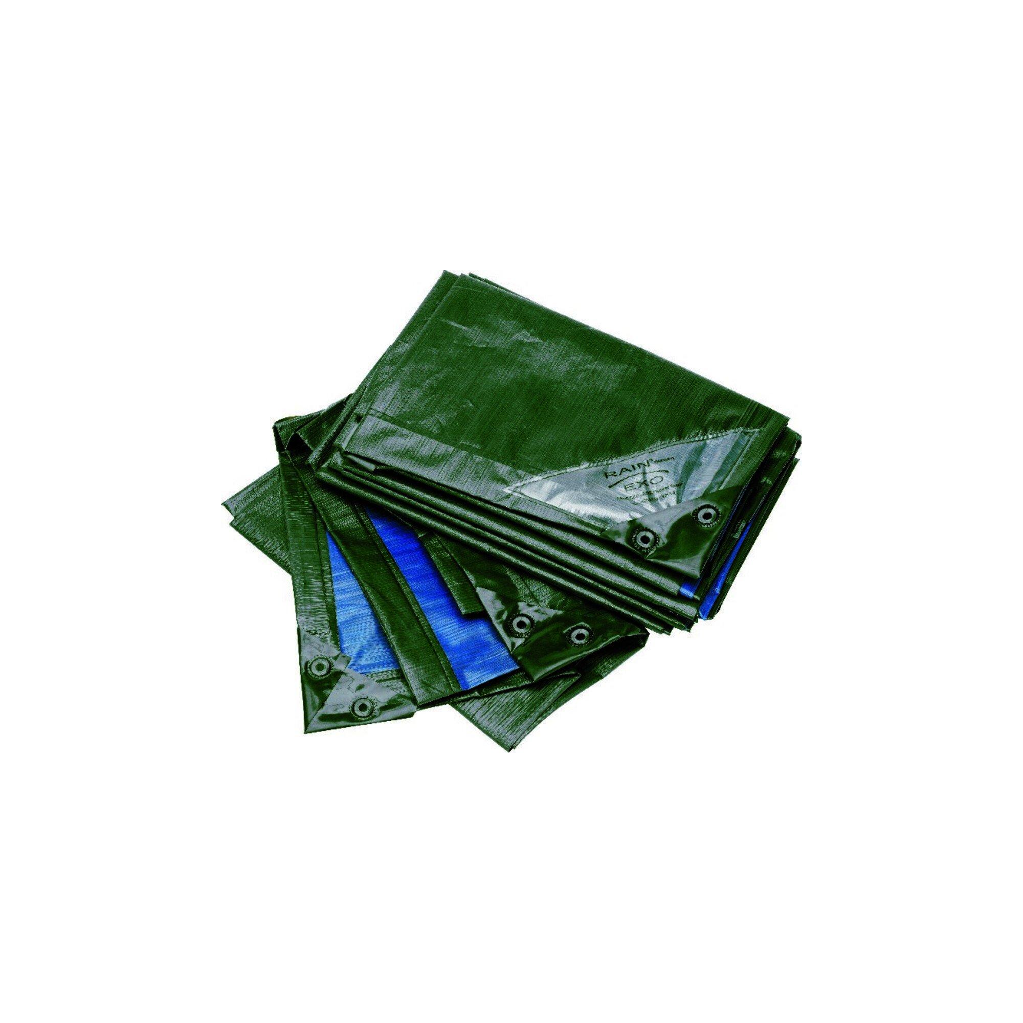 RAINEXO Abdeckplane 150g/qm, 1,5x6m, gr/bl (RX150-1,5x6-GB)