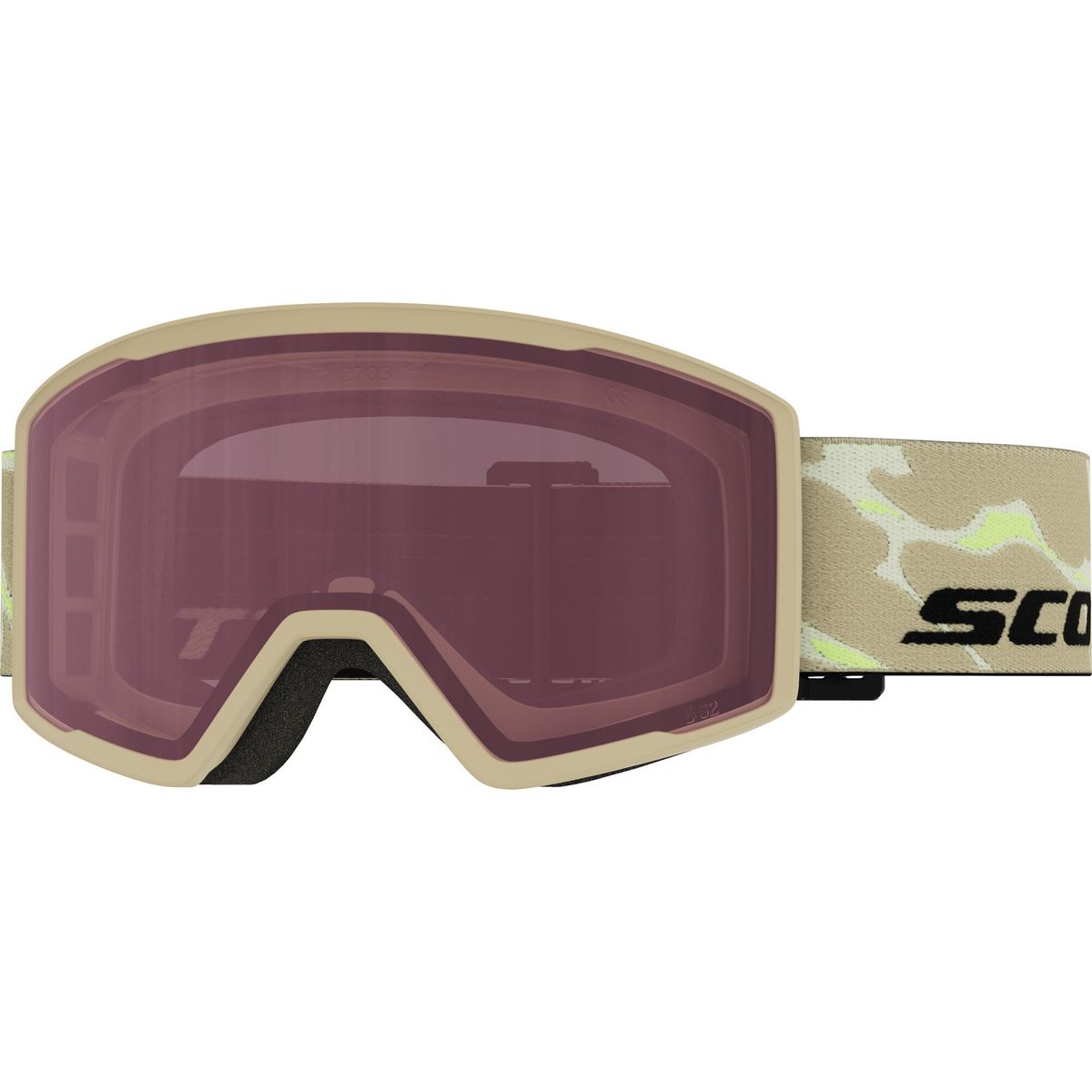 Scott Goggle Trace mojave beige / rose s2 (7813) - 4253617813381