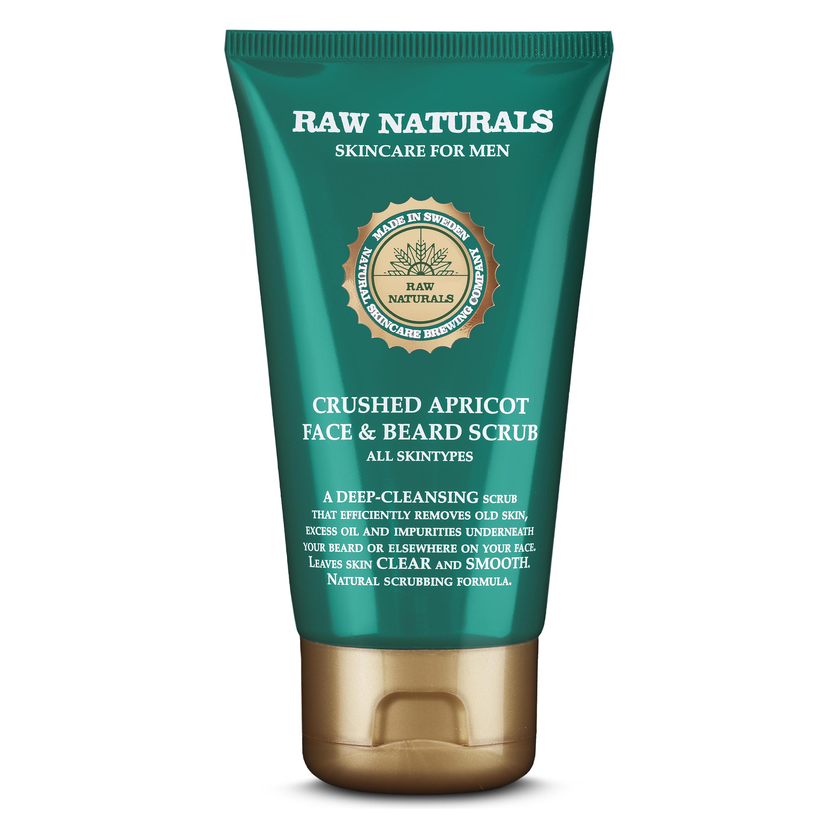 Raw Naturals Face & Beard Scrub (Reinigungspeeling, 75 ml) (13292)