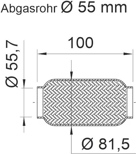 Ernst Flexrohr, Abgasanlage 460217
