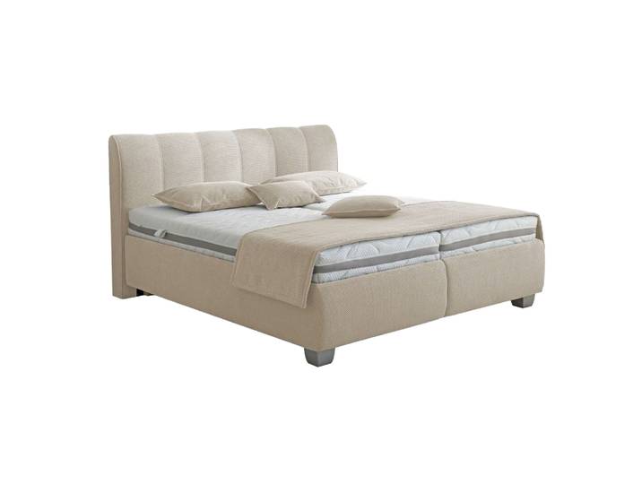 Polsterbett Clarissa Beige 180 x 200 cm