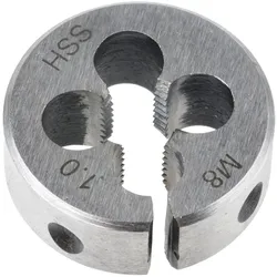 RS PRO, Gewindeschneider + Gewindebohrer, HSS Gewinde-Schneideisen M8x1,0mm