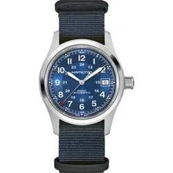 Hamilton Khaki Field Auto 38mm H70455940 - Blau mit Sonnenschliff,blau - 38mm